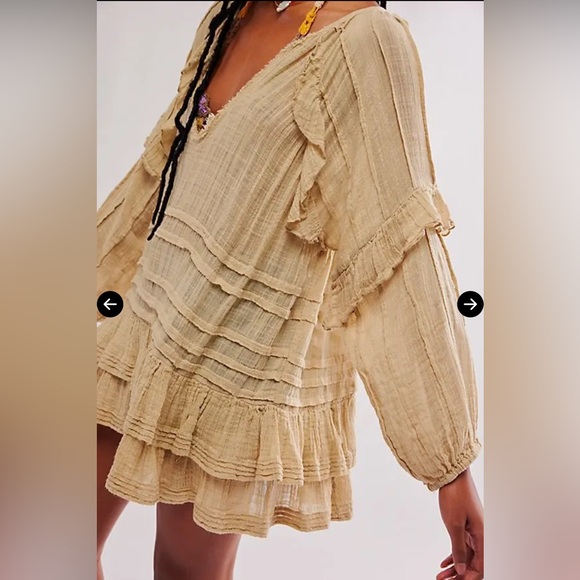 FP One Tamasi tunic - sz L Beige - Picture 3 of 7